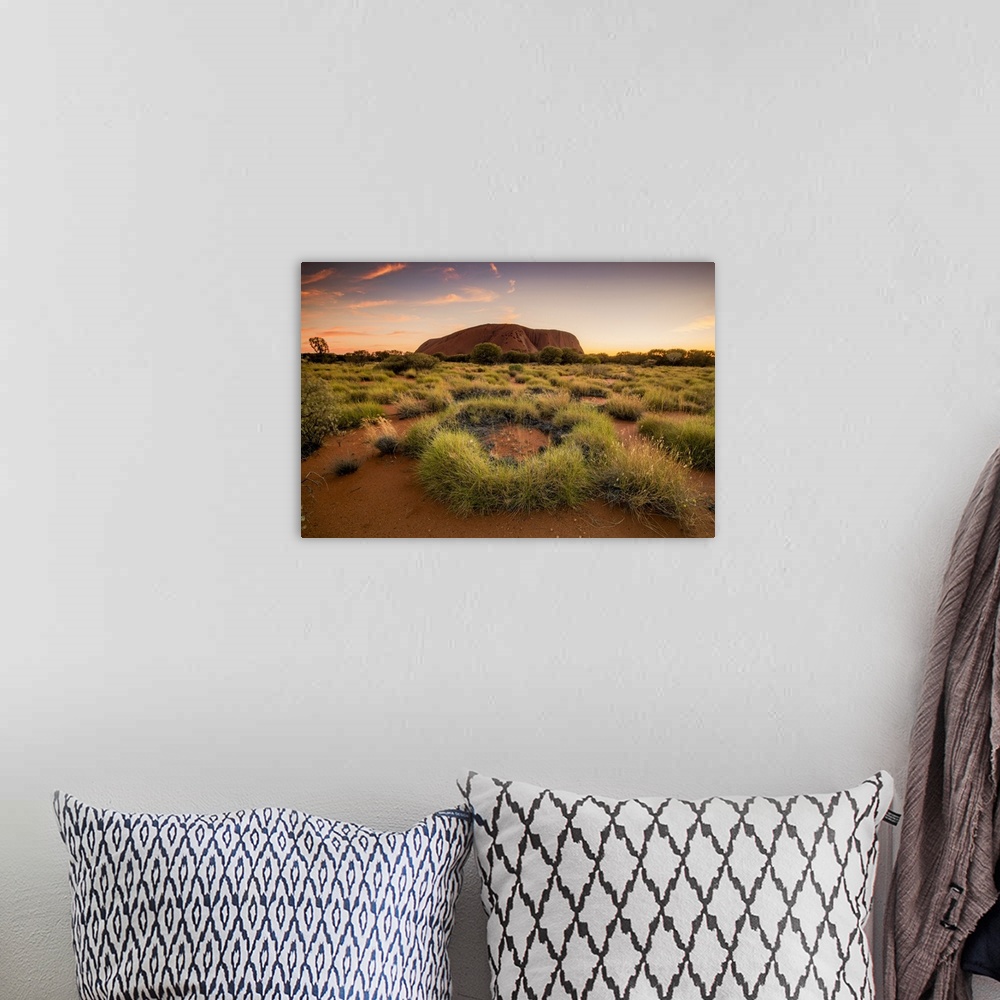 A bohemian room featuring Uluru (Ayers Rock), Uluru-Kata Tjuta National Park, Northern Territory, Central Australia, Austra...