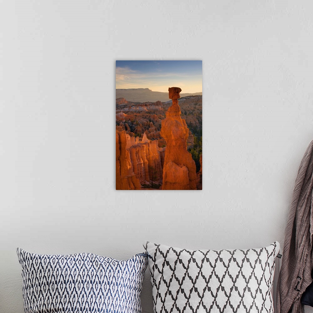 A bohemian room featuring USA, Utah, Bryce Canyon National Park, Thors Hammer near Sunset Point
