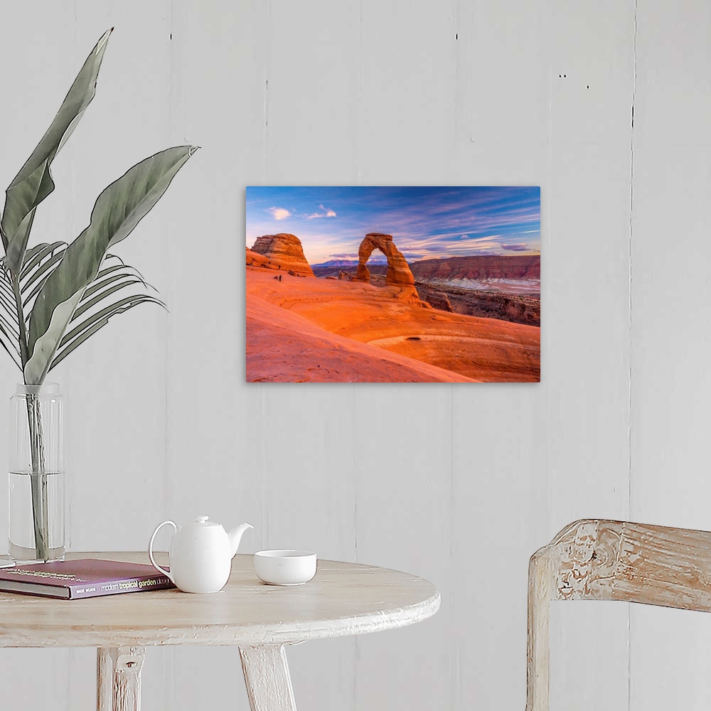 A farmhouse room featuring USA, Utah, Moab, Arches National Park, Delicate Arch.