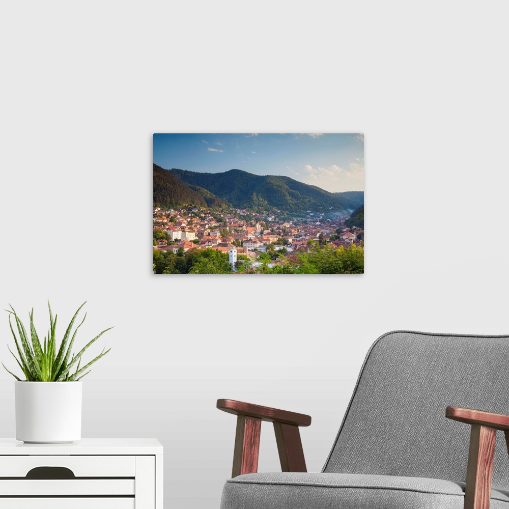 A modern room featuring View of Brasov, Transylvania, Romania