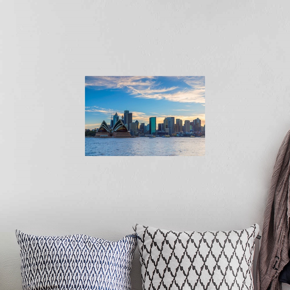 A bohemian room featuring View Of Skyline, Sydney, New South Wales, Australia