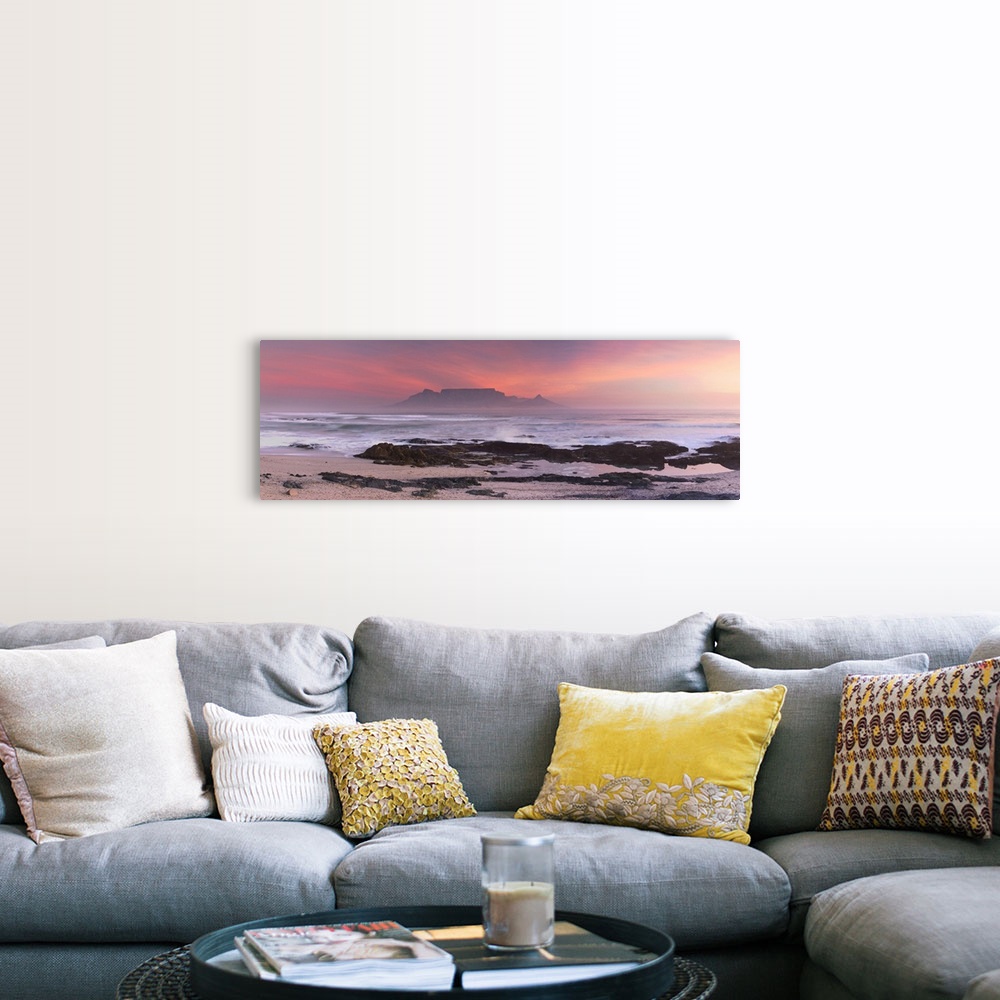 A farmhouse room featuring View of Table Mountain from Bloubergstrand, Cape Town, Western Cape, South Africa