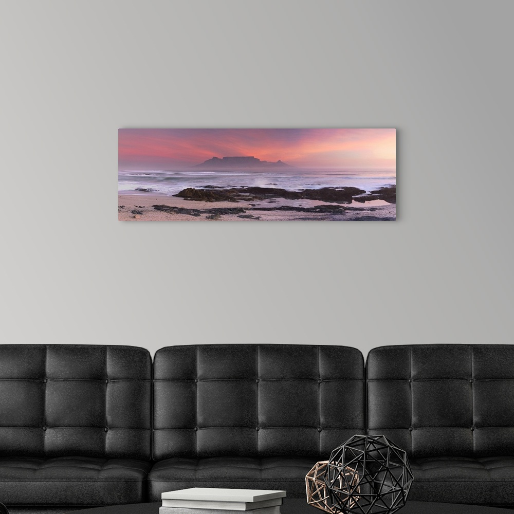 A modern room featuring View of Table Mountain from Bloubergstrand, Cape Town, Western Cape, South Africa