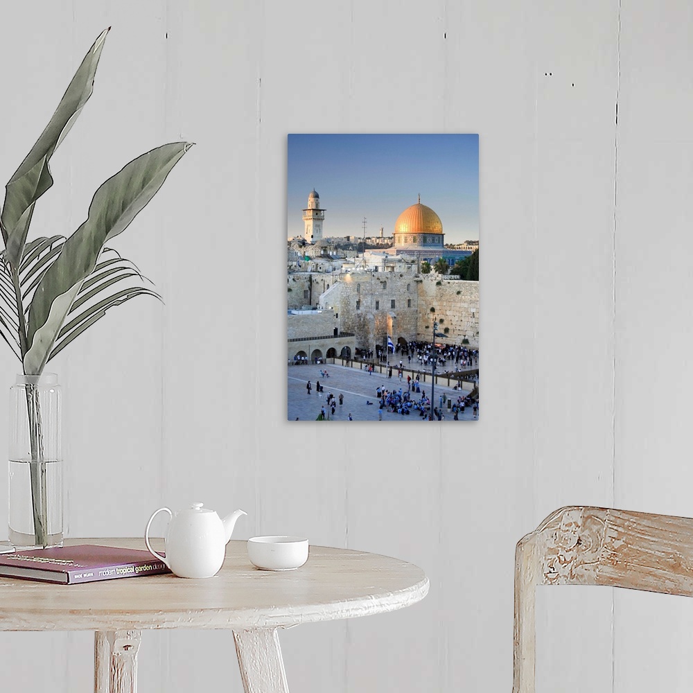 A farmhouse room featuring Wailing Wall / Western Wall and Dome of The Rock Mosque, Jerusalem, Israel
