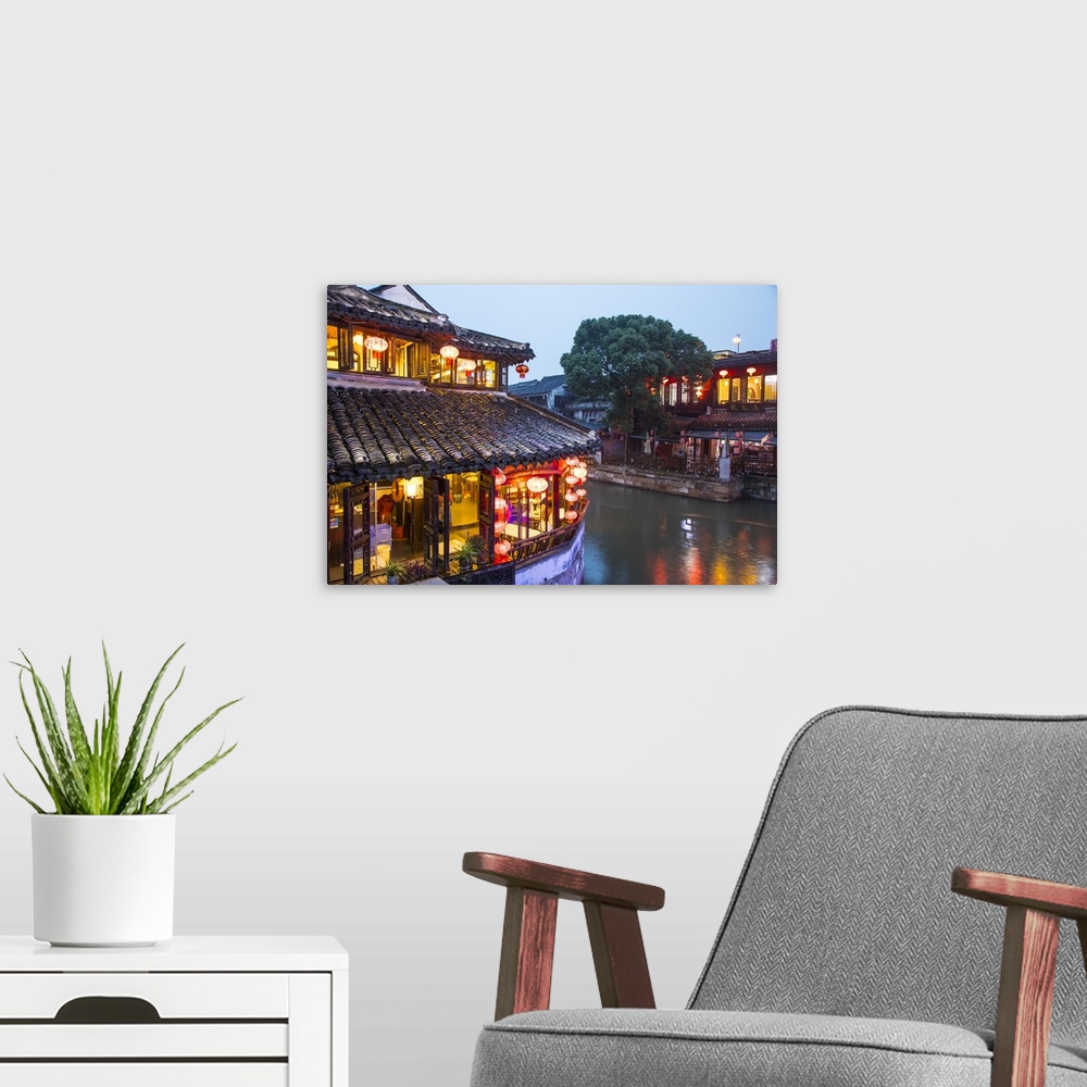 A modern room featuring Xitang, Zhejiang Province, Near Shanghai, China.