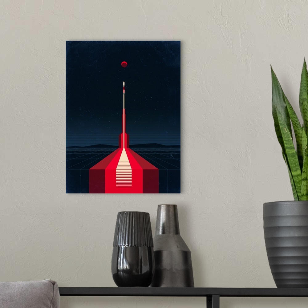 A modern room featuring Space-Scape #2