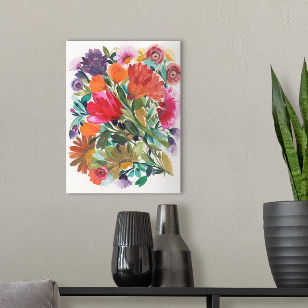 A modern room featuring July Tulips