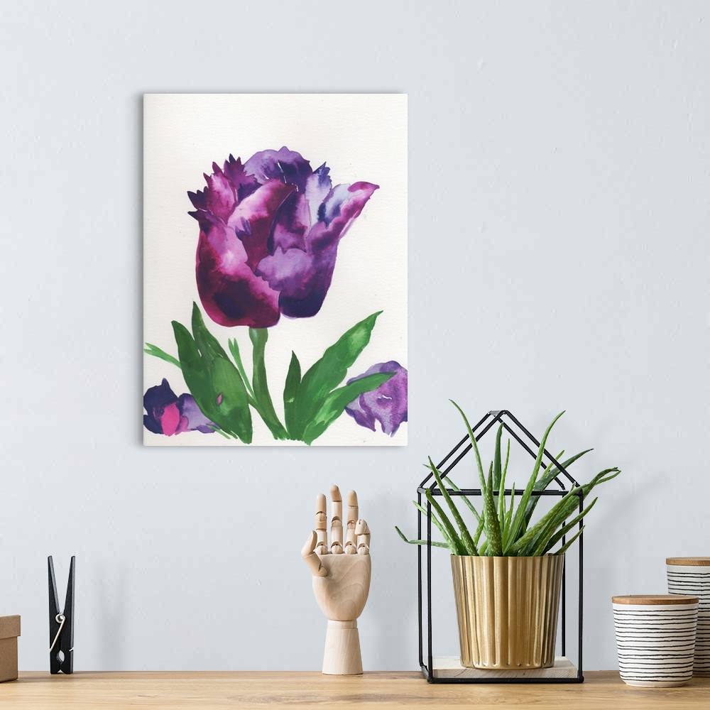 A bohemian room featuring Purple Tulip