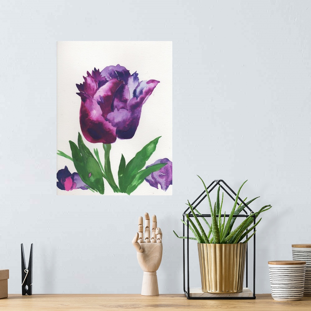 A bohemian room featuring Purple Tulip