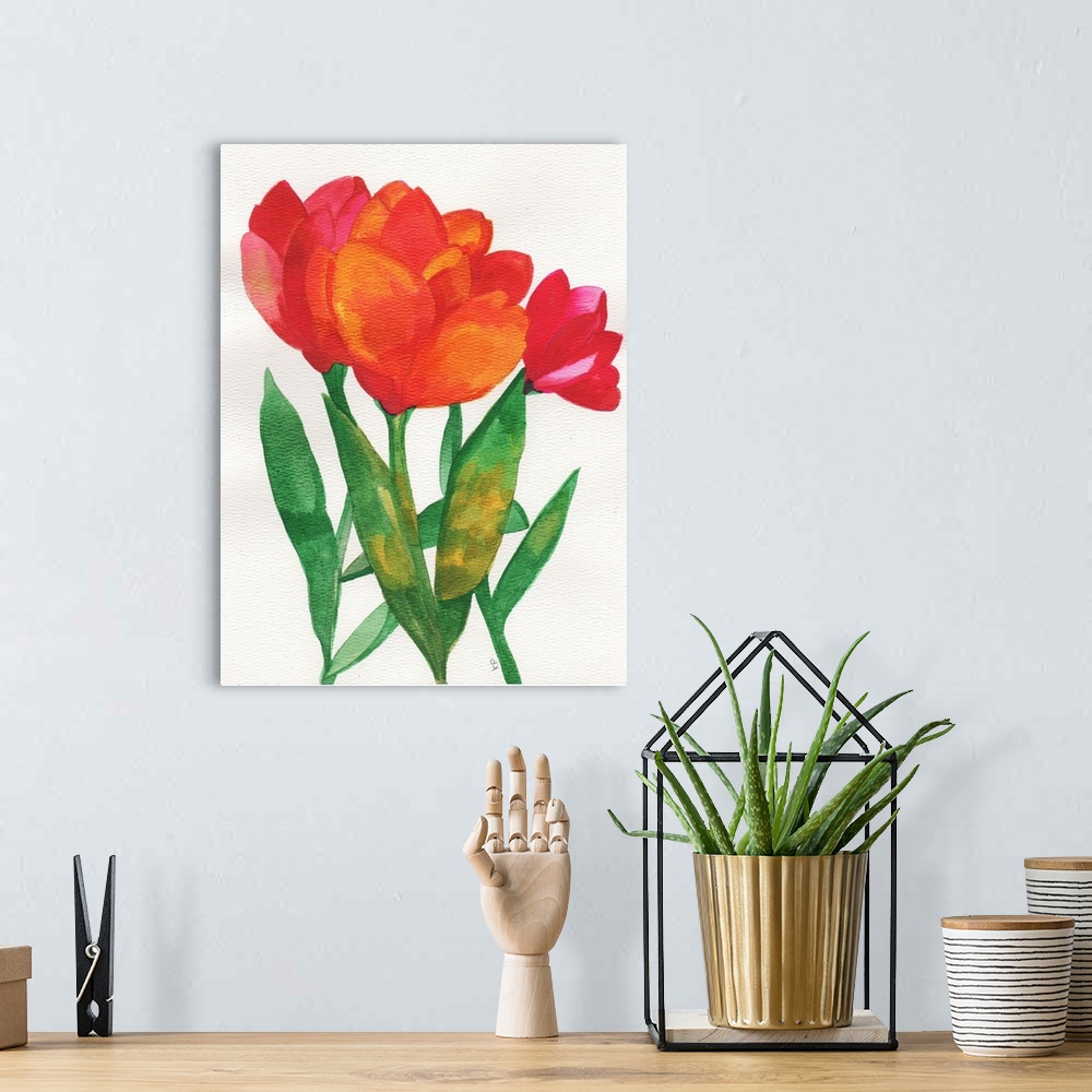 A bohemian room featuring Spring Tulip