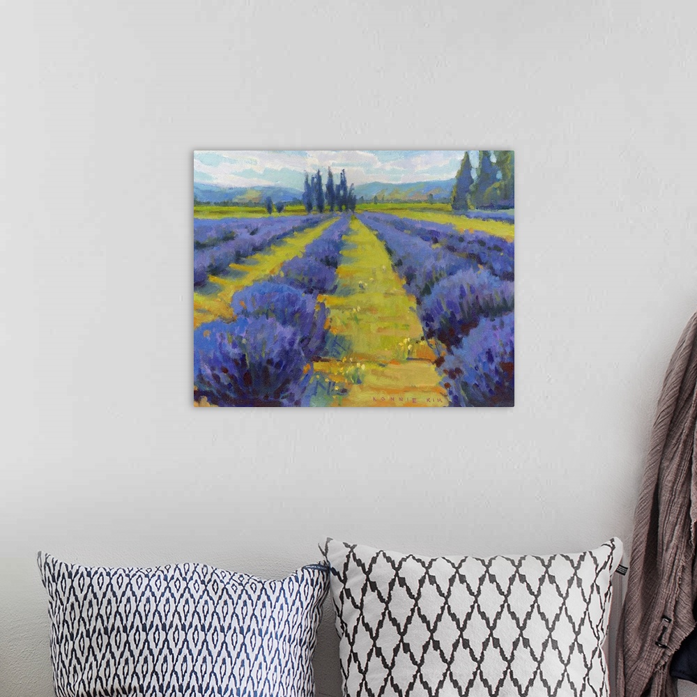 A bohemian room featuring Lavender Dreams