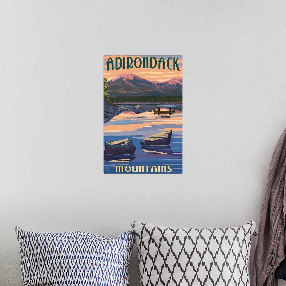 A bohemian room featuring Adirondack Mountains, New York, Lake and Mountain View