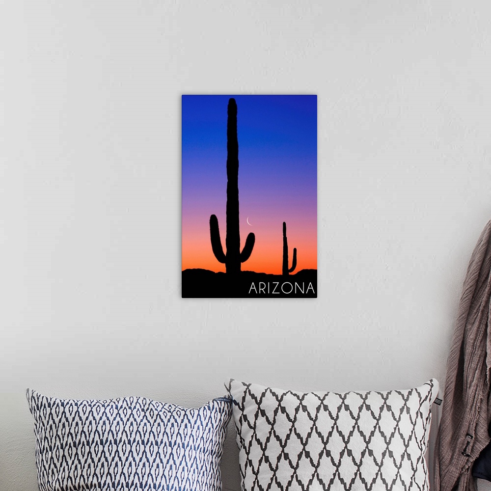 A bohemian room featuring Arizona, Cactus and Moon