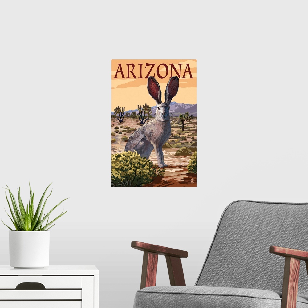 A modern room featuring Arizona, Jackrabbit