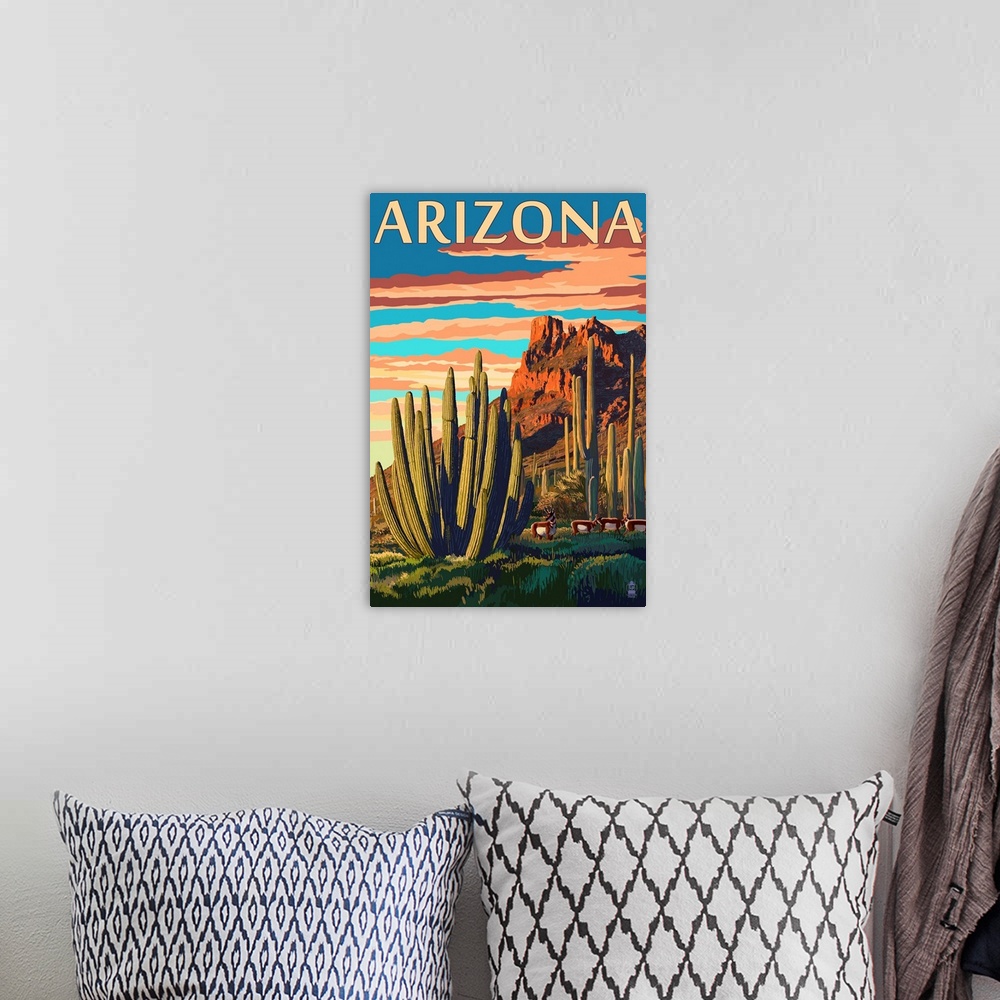 A bohemian room featuring Arizona, Organ Pipe Cactus