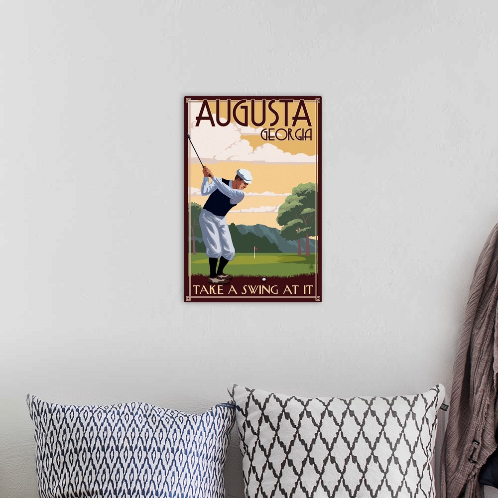 A bohemian room featuring Augusta, Georgia, Take a Swing at It