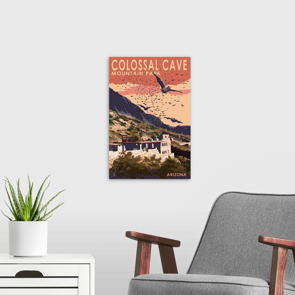A modern room featuring Bats, Colossal Cave Mountain Park, Arizona