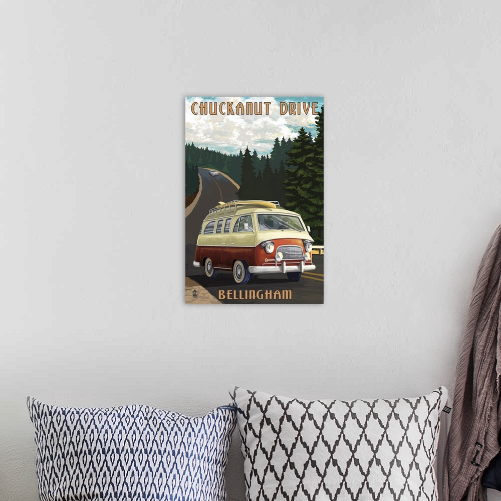 A bohemian room featuring Bellingham, Washington - Chuckanut Drive - Camper Van