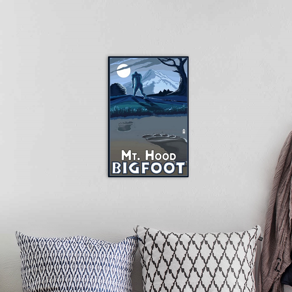 A bohemian room featuring Bigfoot, Mt. Hood, Oregon
