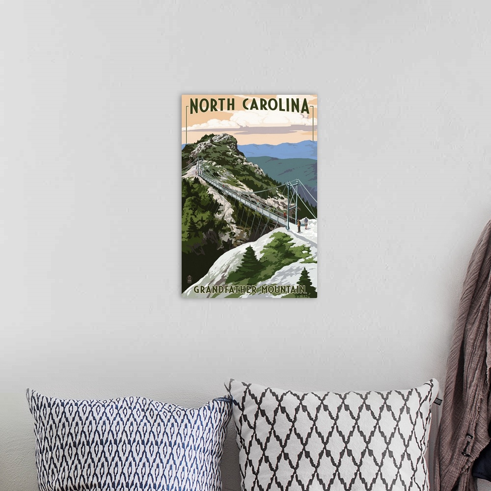 A bohemian room featuring Bridge, Grandfather Mountain, North Carolina