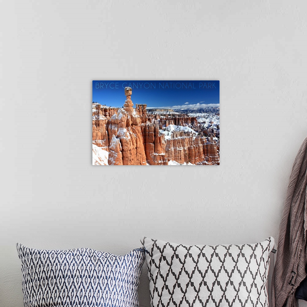 A bohemian room featuring Bryce Canyon National Park, Utah, Thors Hammer Winter