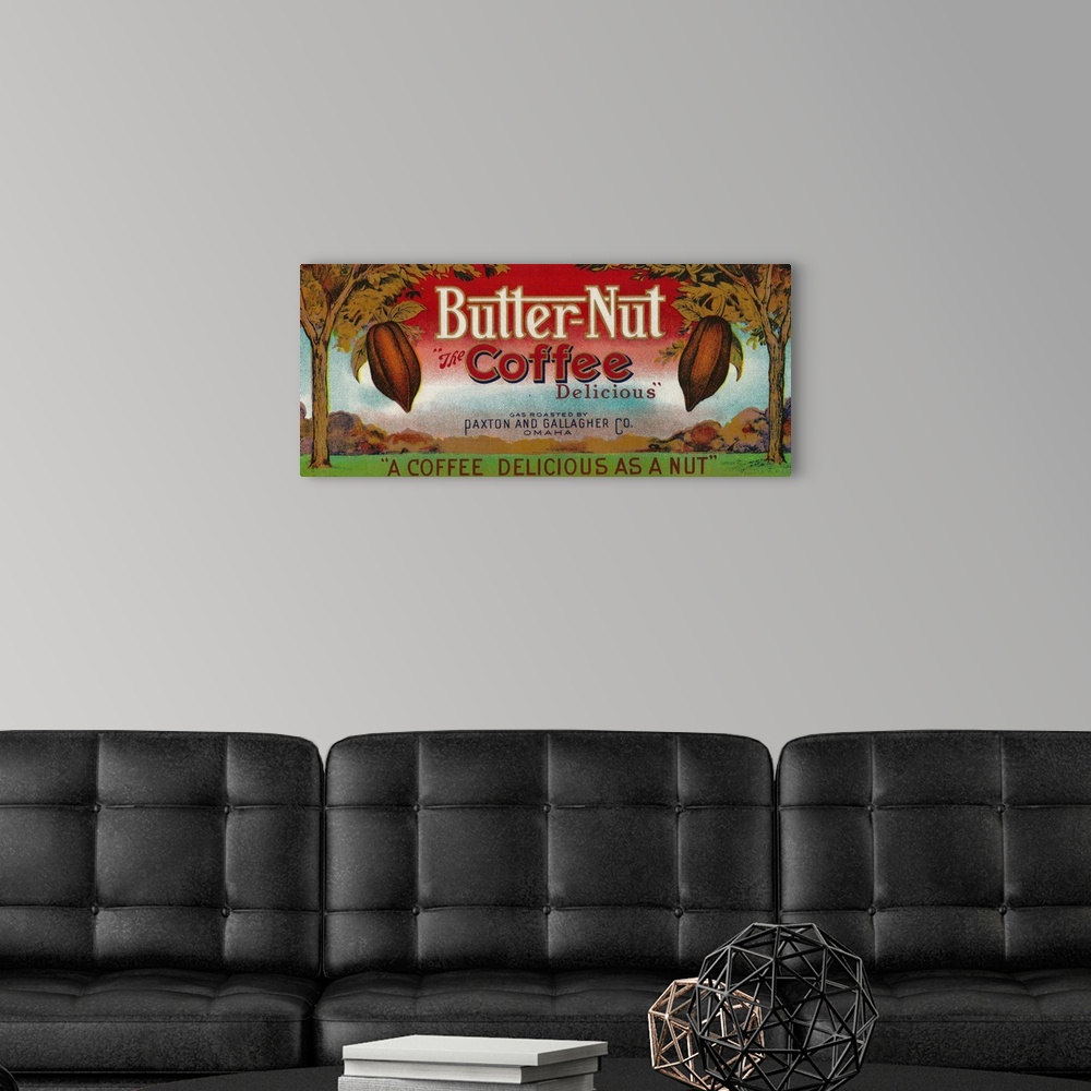 A modern room featuring Butter Nut Coffee Label, Omaha, NE