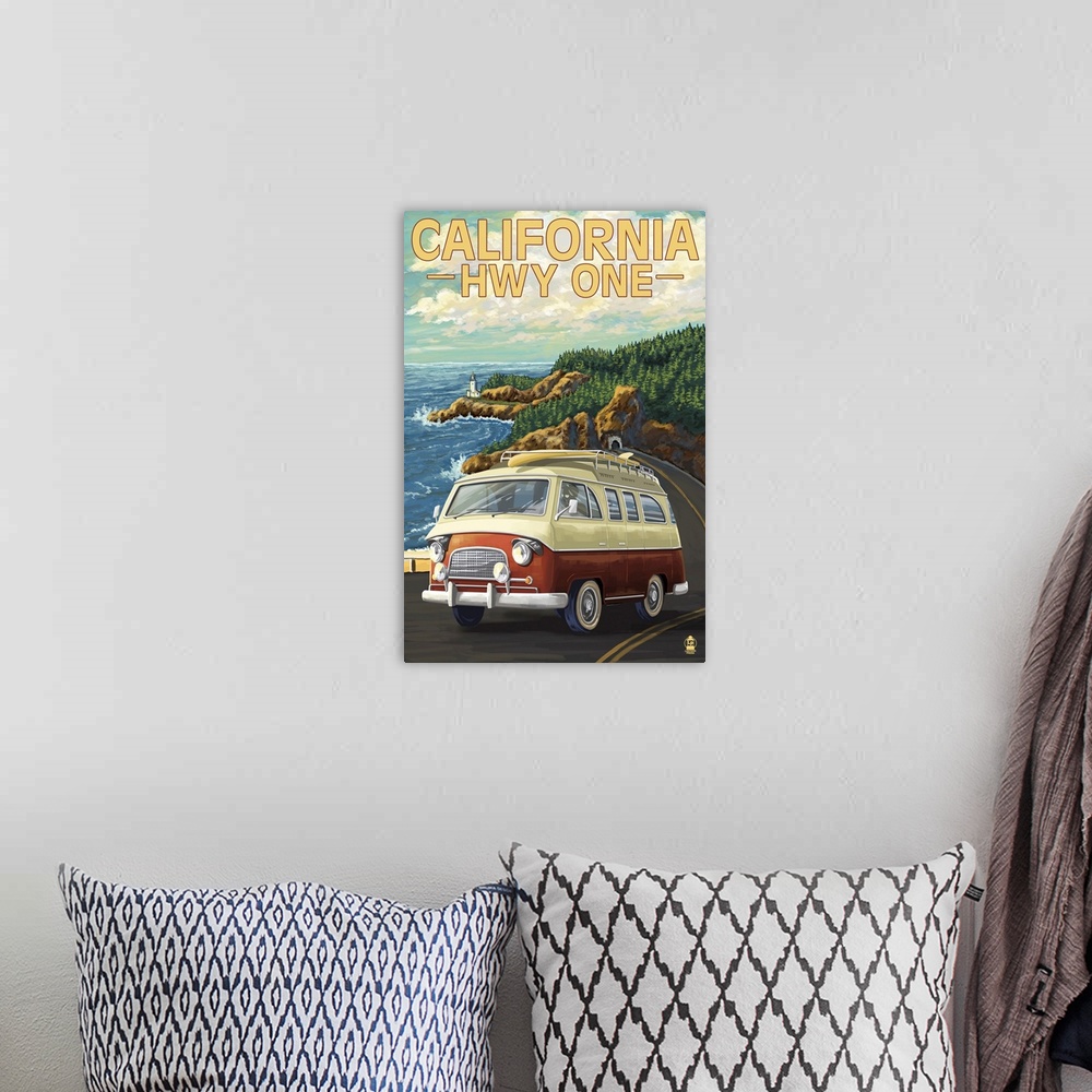 A bohemian room featuring California Highway One - Camper Van