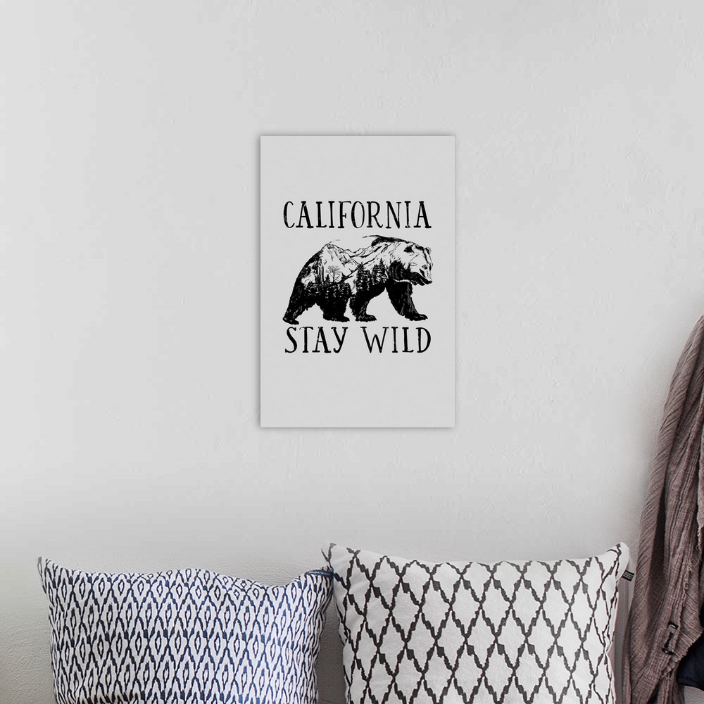 A bohemian room featuring California - Stay Wild - Contour