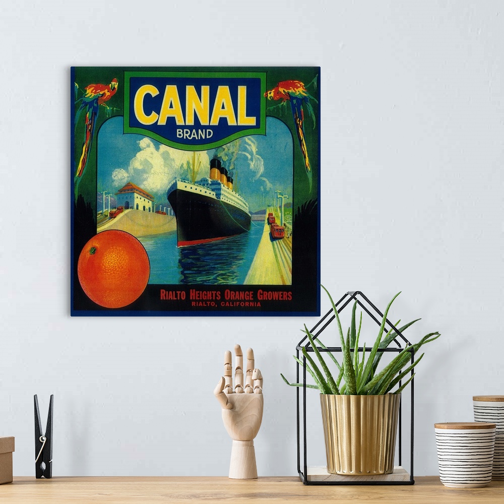 A bohemian room featuring Canal Orange Label, Rialto, CA