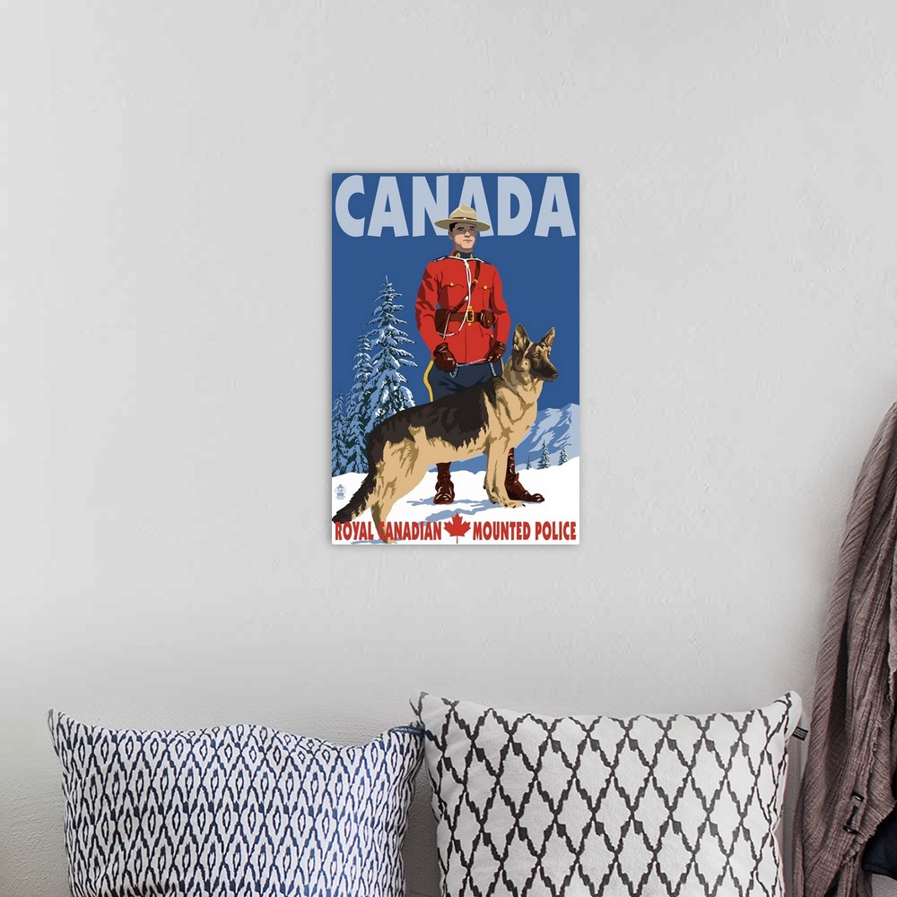 A bohemian room featuring Canine - Royal Canadian Mounted Police