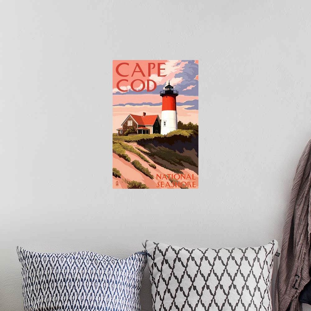 A bohemian room featuring Cape Cod National Seashore, Nauset Light and Sunset