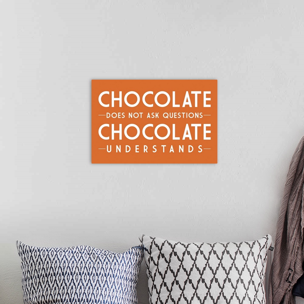 A bohemian room featuring Chocolate Understands