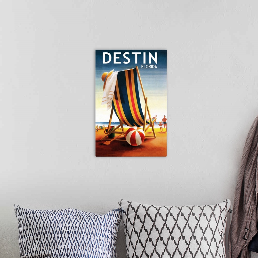 A bohemian room featuring Destin, Florida, Beach Chair and Ball