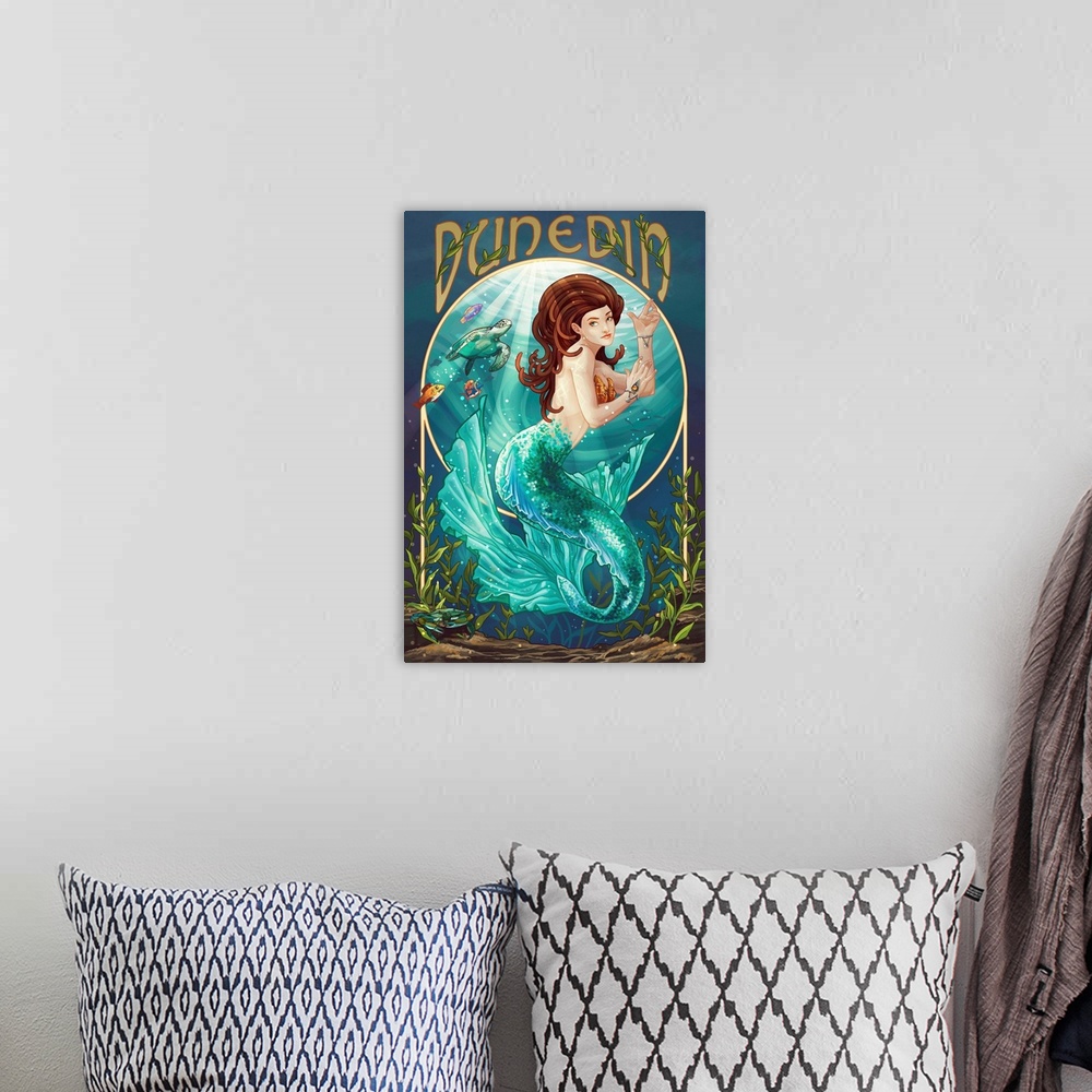 A bohemian room featuring Dunedin, Florida, Mermaid