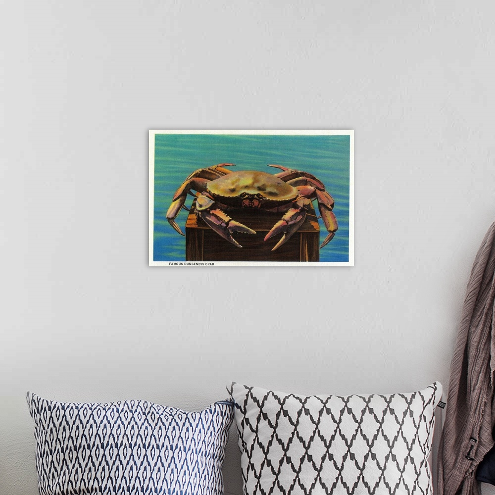 A bohemian room featuring Dungeness Crab on Hood Canal, WA