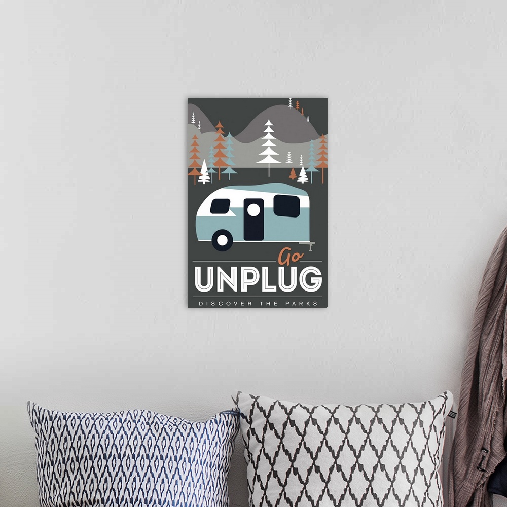 A bohemian room featuring Go Unplug - Discover the Parks