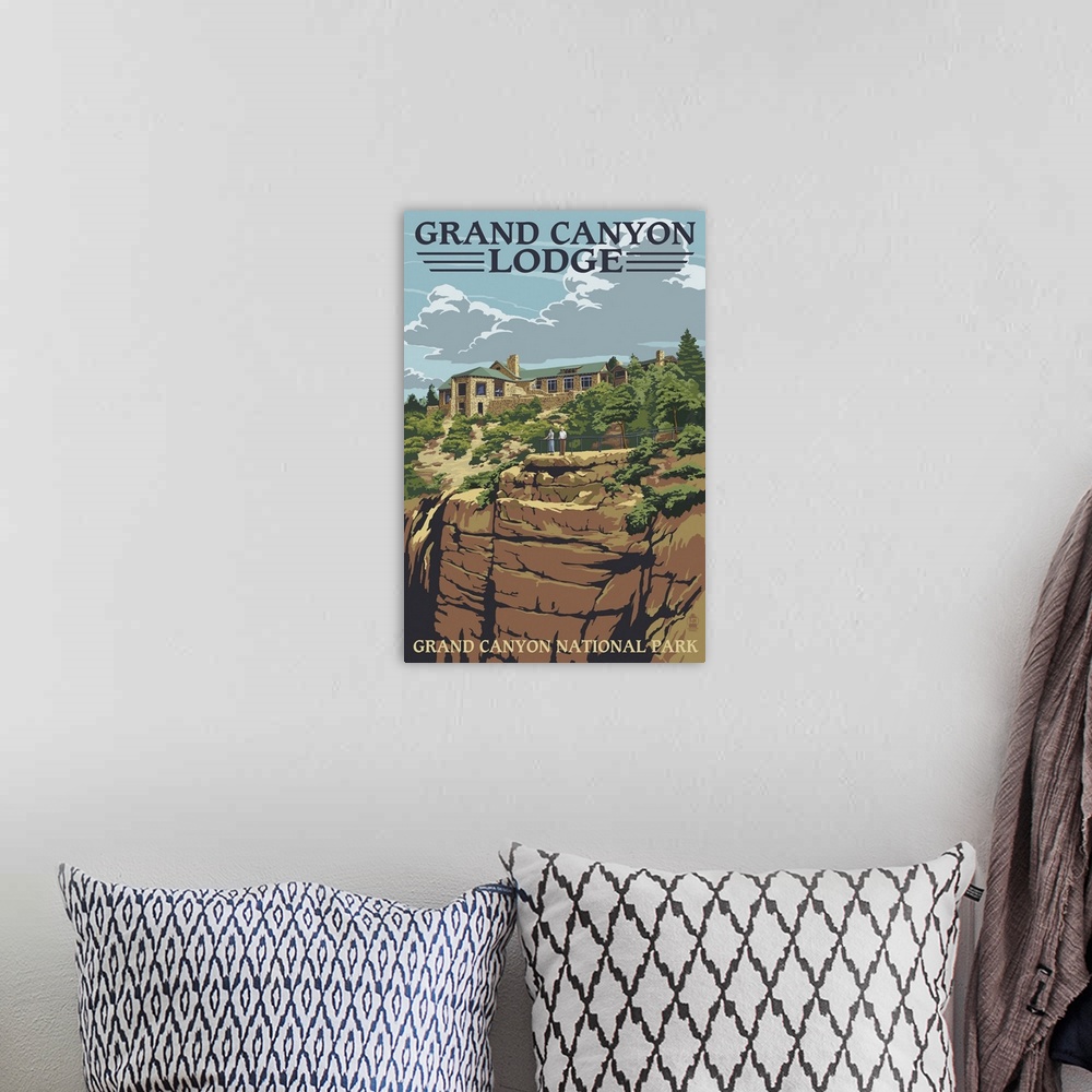 A bohemian room featuring Grand Canyon National Park, Lodge View