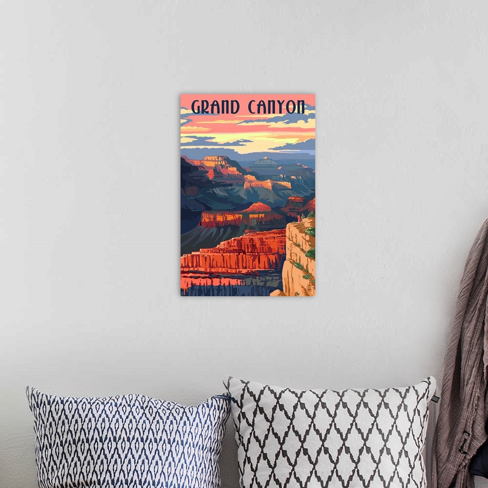 A bohemian room featuring Grand Canyon National Park, Sunset View