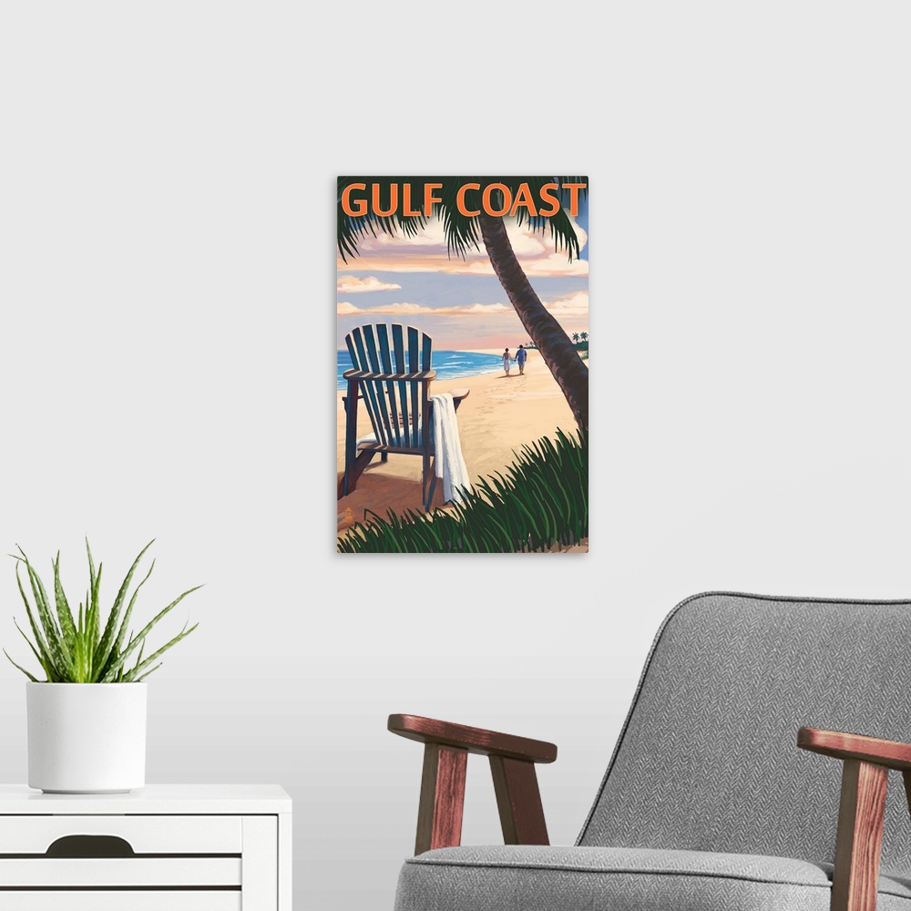 A modern room featuring Gulf Coast, Adirondack Chairs and Sunset