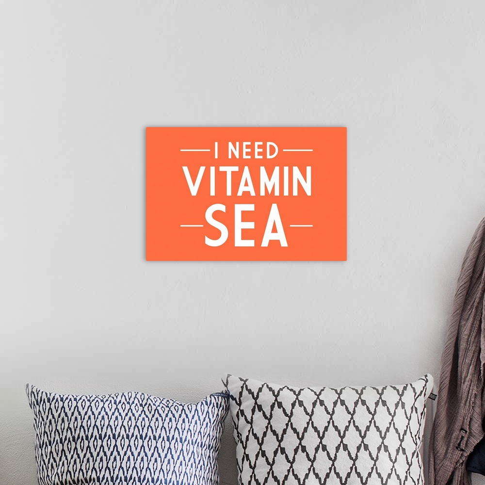 A bohemian room featuring I Need Vitamin Sea