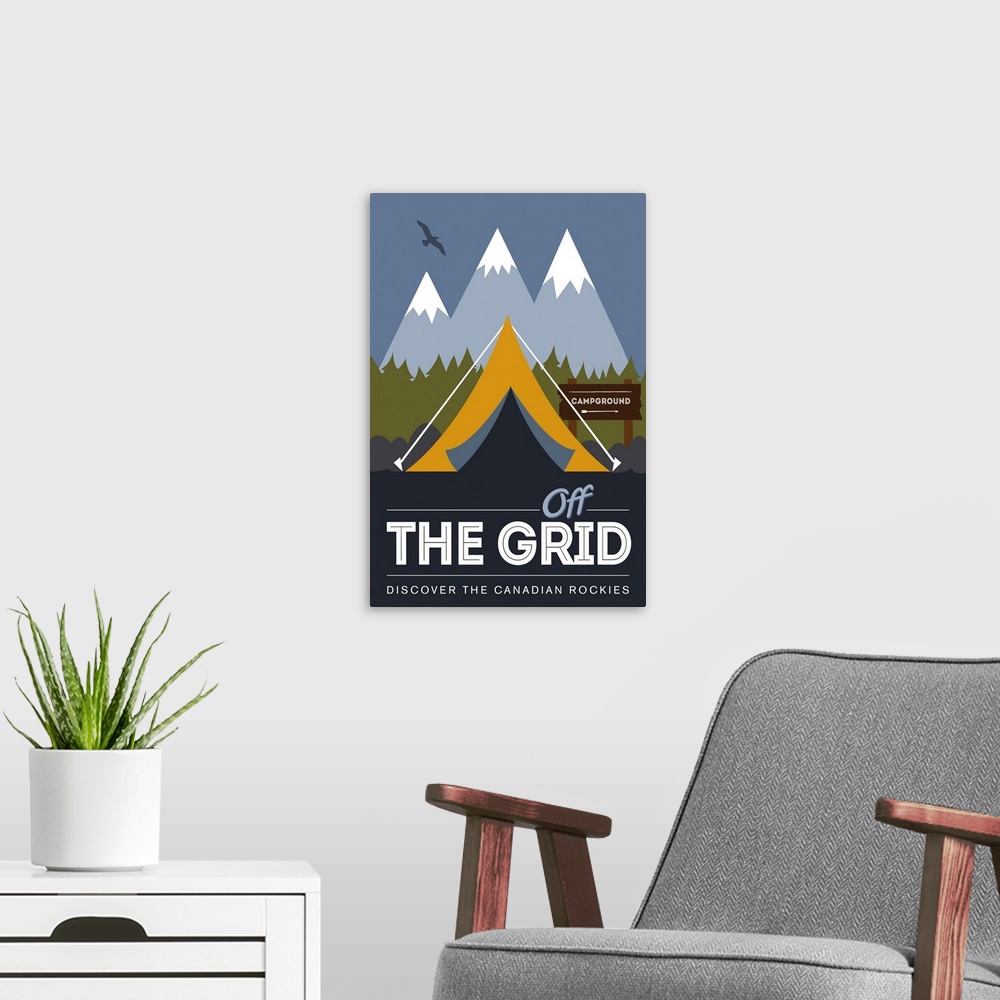 A modern room featuring Jasper National Park, Canada - Off the Grid - Tent - Discover the Canadian Rockies