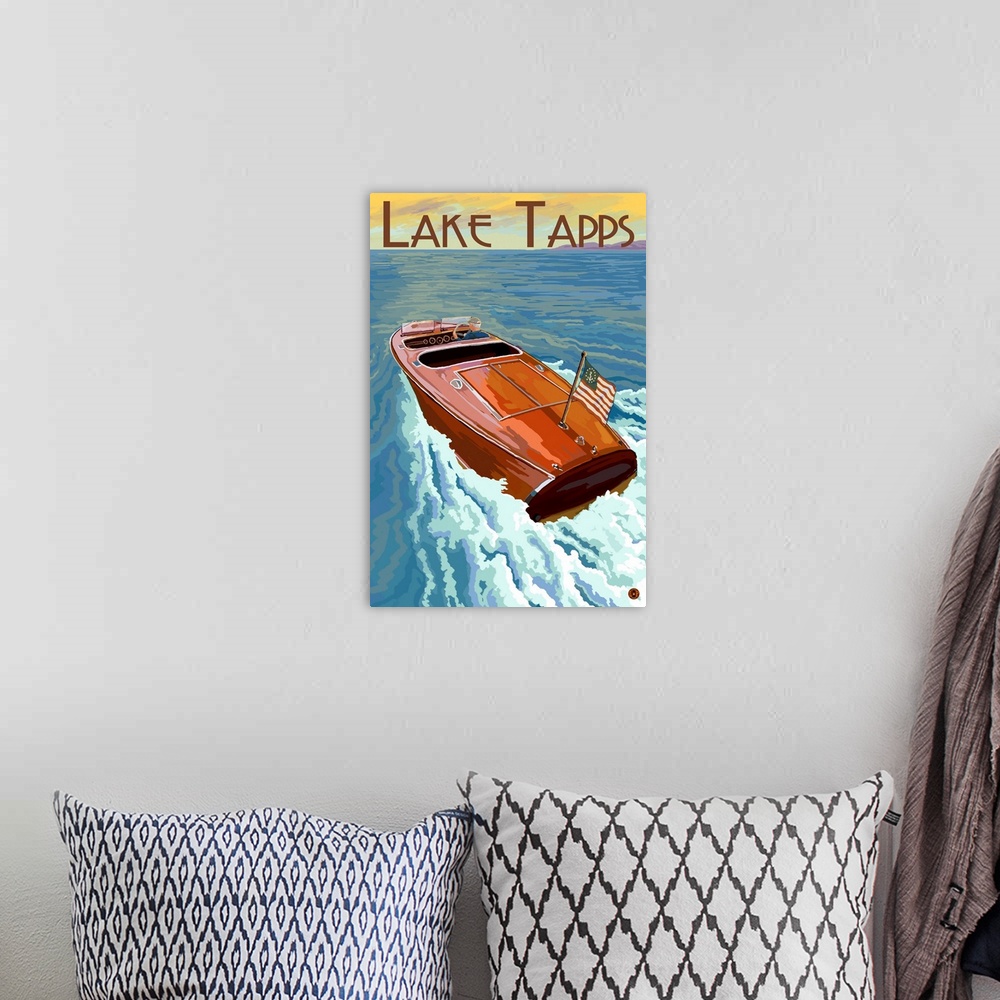 A bohemian room featuring Lake Tapps, Washington, Wooden Boat