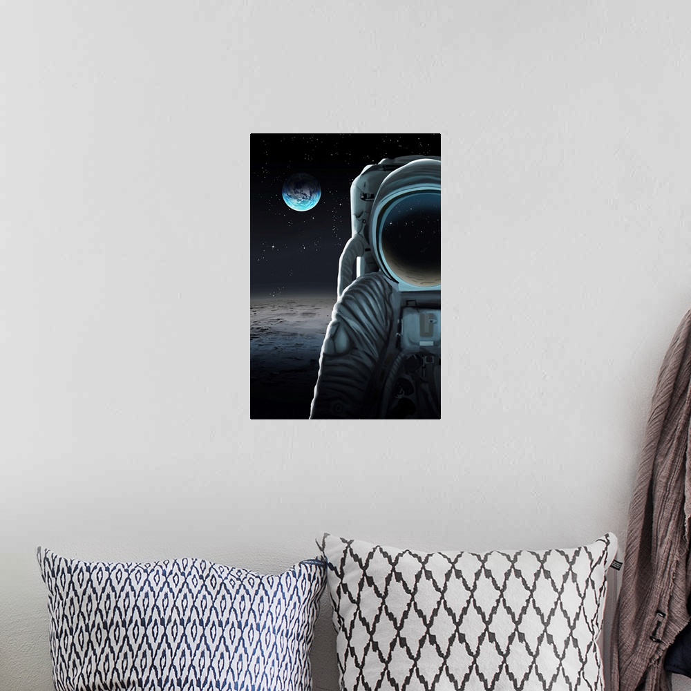 A bohemian room featuring Man On The Moon