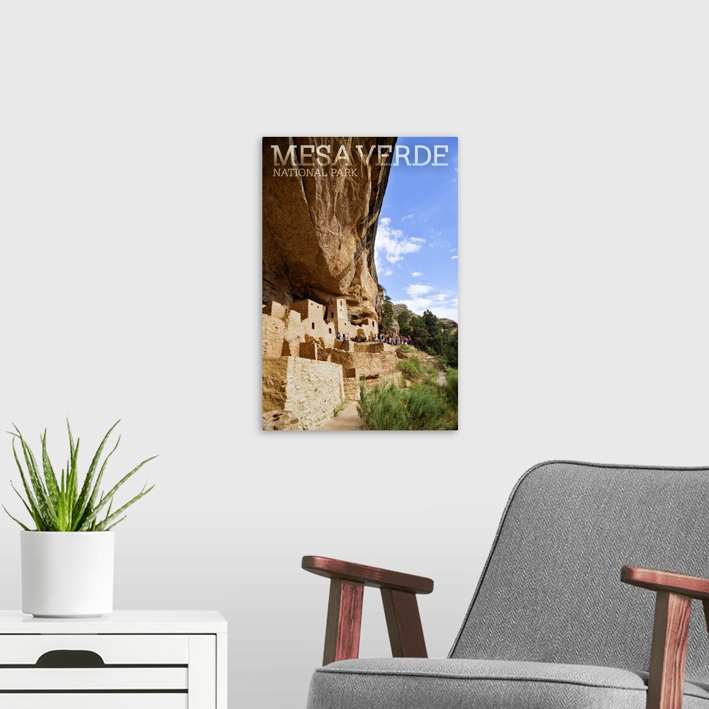 A modern room featuring Mesa Verde National Park, Colorado - Cliff Palace Tour Photograph