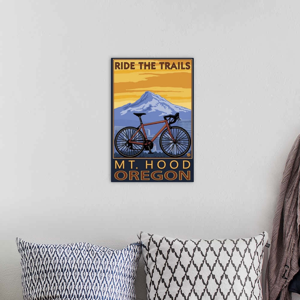 A bohemian room featuring Mt. Hood, Oregon, Ride the Trails