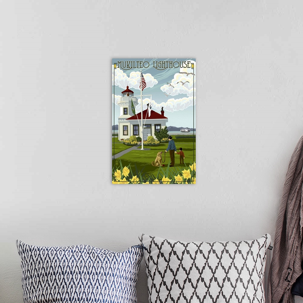 A bohemian room featuring Mukilteo Lighthouse, Mukilteo, Washington