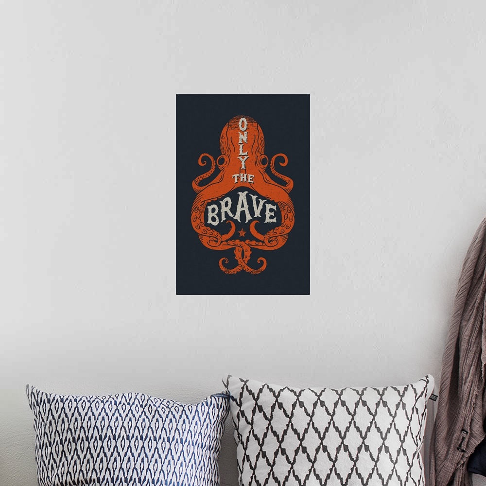 A bohemian room featuring Octopus - Only The Brave