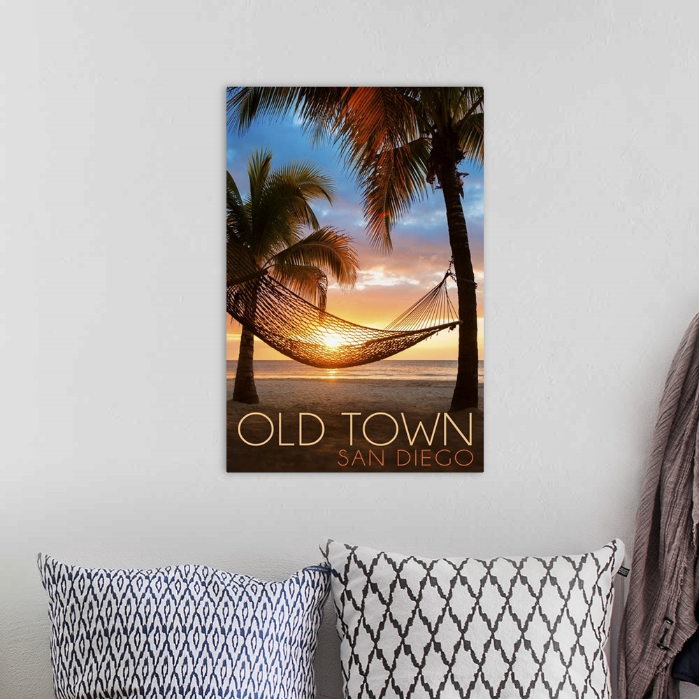 A bohemian room featuring Old Town, San Diego, California, Hammock and Sunset