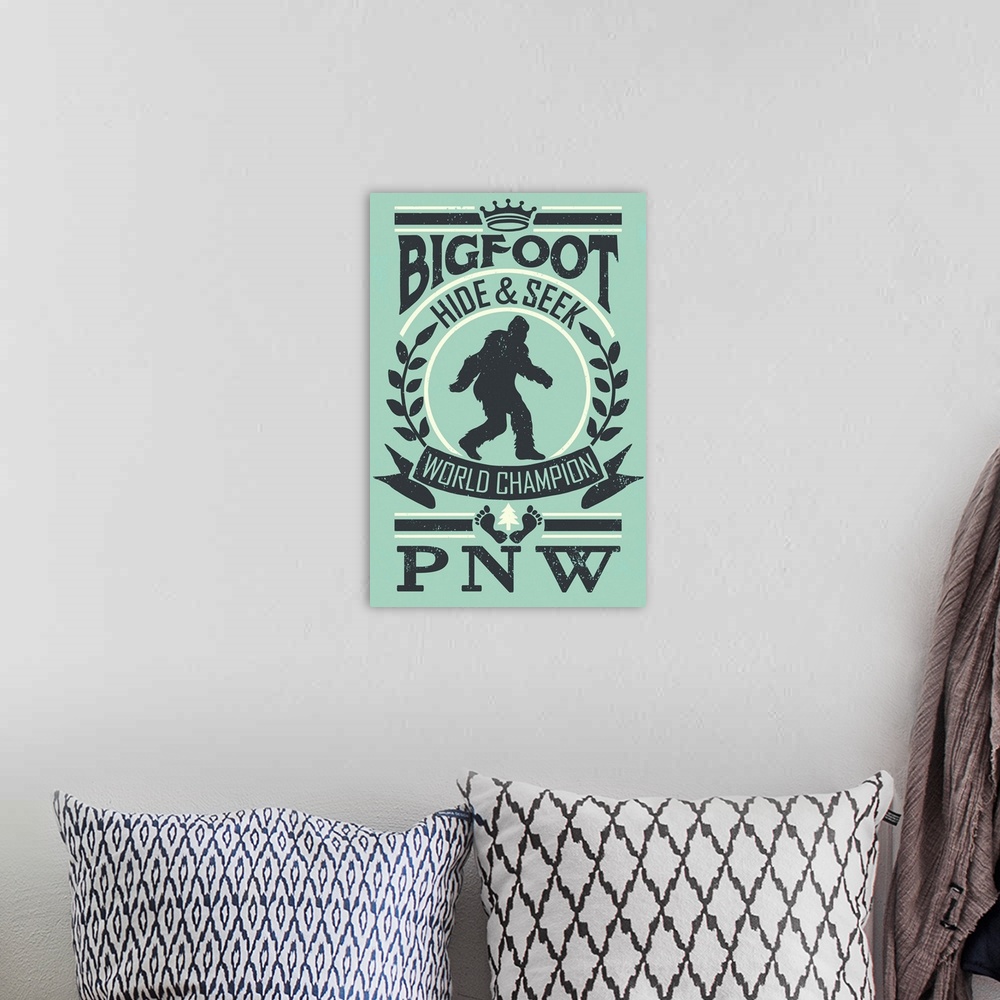 A bohemian room featuring Pacific Northwest - Bigfoot Hide and Seek