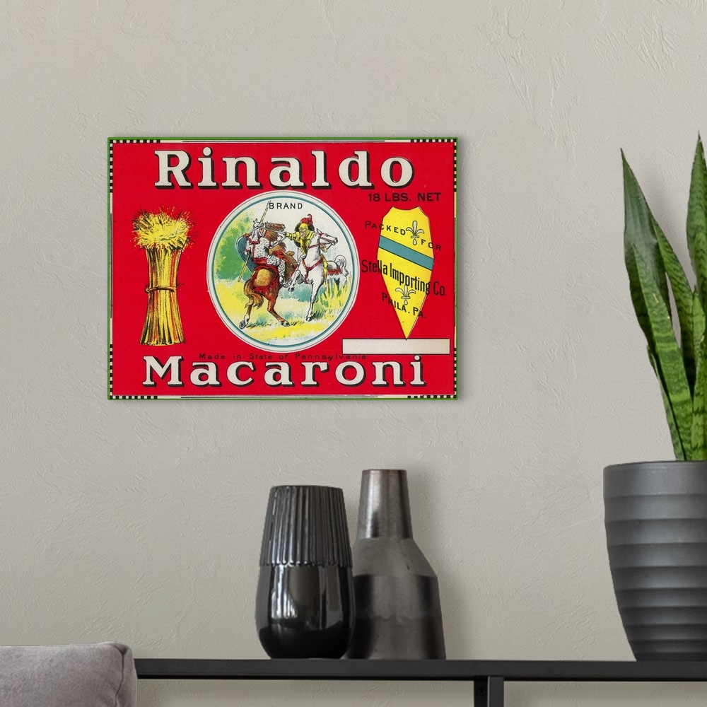 A modern room featuring Rinaldo Macaroni Label, Philadelphia, PA